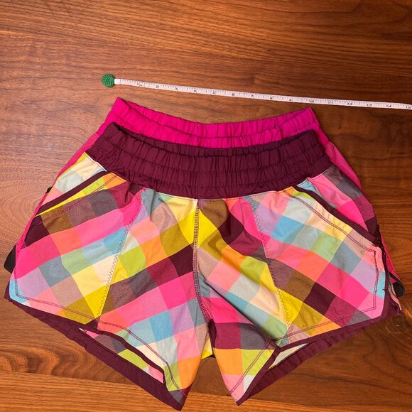 Lululemon Shake & Break Short  Sea‎ Check Multi/Plum - Picture 9 of 9